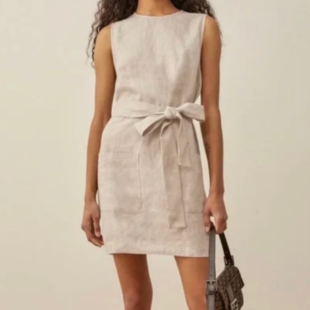 REFORMATION SOMET LINEN DRESS - NWT